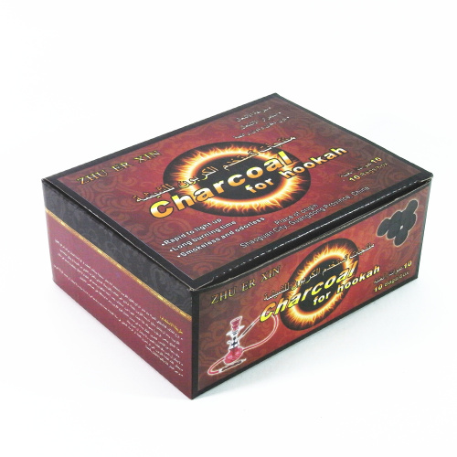 阿拉伯水烟炭巧克力炭易燃炭圆片炭直径33毫米100片盒装