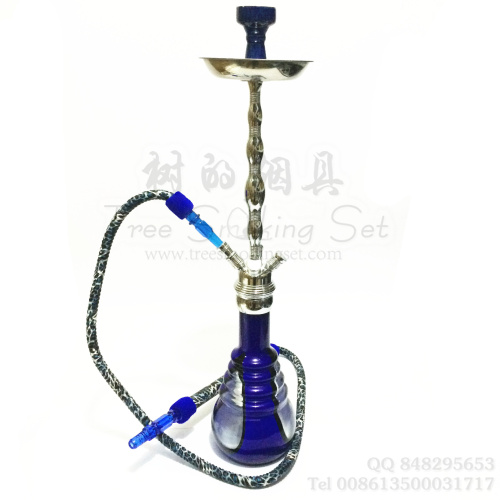 阿拉伯水烟壶单管蓝色