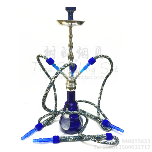 阿拉伯水烟壶三管蓝色